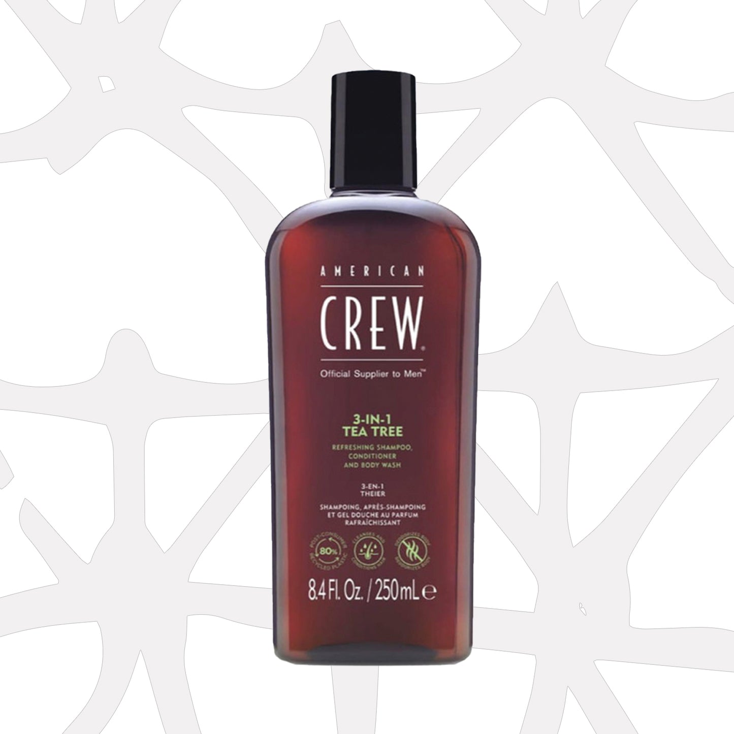 Champú, acondicionador y gel de baño en un solo producto. Con árbol de té American Crew 250ml
tienda de productos de barberia
articulos de barbería
maquinas de afeitar barba
productos para la barba
productos de barbería
maquinas de barberia
cuidado de la barba
tienda de barberia
tienda barberia
crema para barba
productos barberia
capas barberia
maquinas de barberia profesional
maquinas corta pelo y barba
accesorios barberia
productos de barbería para profesionales