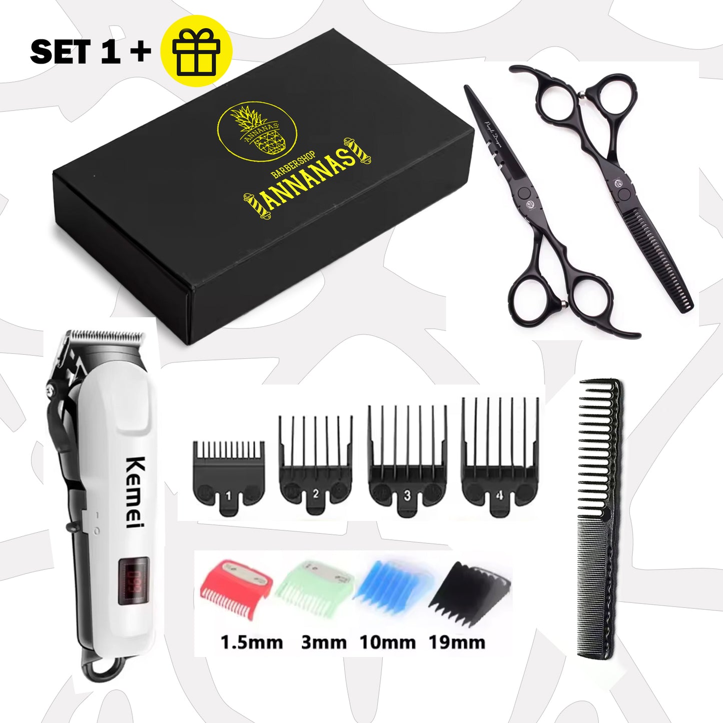 Set 4 piezas Juego de herramientas profesionales para cortar el cabello
tienda de productos de barberia
articulos de barbería
maquinas de afeitar barba
productos para la barba
productos de barbería
maquinas de barberia
cuidado de la barba
tienda de barberia
tienda barberia
crema para barba
productos barberia
capas barberia
maquinas de barberia profesional
maquinas corta pelo y barba
accesorios barberia
productos de barbería para profesionales
