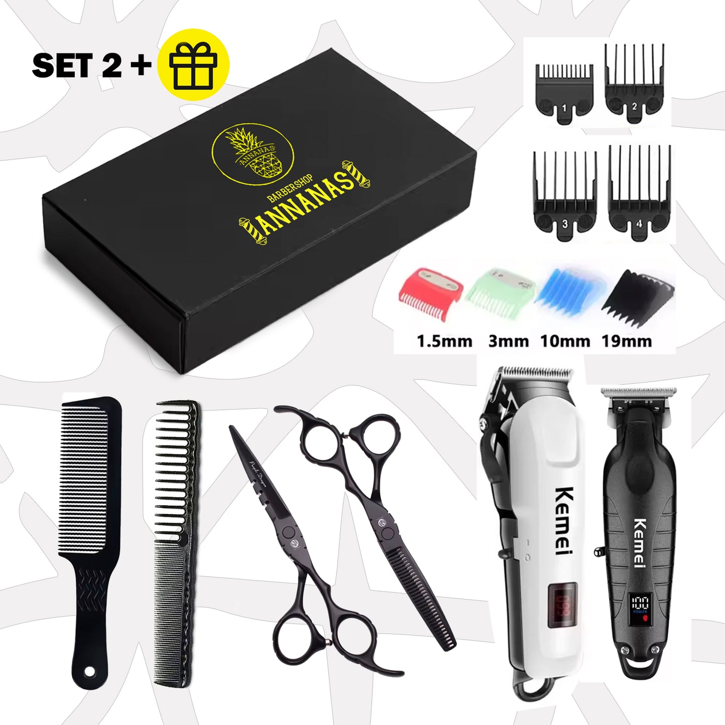 Set 6 piezas Juego de herramientas profesionales para cortar el cabello
tienda de productos de barberia
articulos de barbería
maquinas de afeitar barba
productos para la barba
productos de barbería
maquinas de barberia
cuidado de la barba
tienda de barberia
tienda barberia
crema para barba
productos barberia
capas barberia
maquinas de barberia profesional
maquinas corta pelo y barba
accesorios barberia
productos de barbería para profesionales